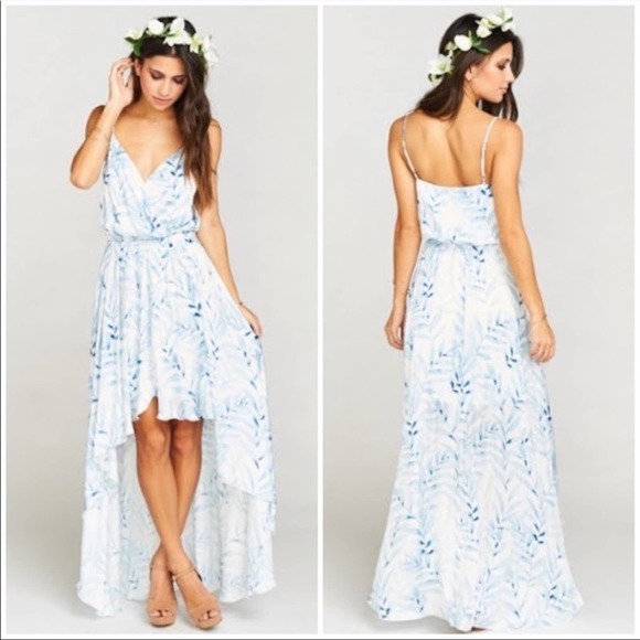 Show Me Your MuMu Dresses & Skirts - Show Me Your MuMu Molly Mullet Dress Blue Me Away